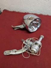 Vintage Bicycle Headlight And Generator Lot ENWELL JAPAN DORCY INDUSTRIES SPORT
