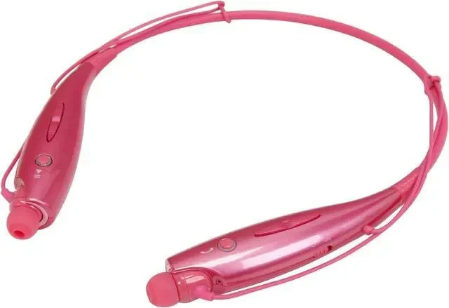 pink lg earphones