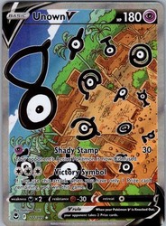 Unown V 177/195 Silver Tempest Alternate Full Art