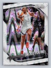 2025 Panini Prizm WNBA #23 Jackie Young White Seismic Prizms
