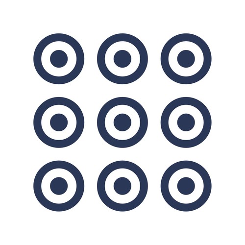 Set of 9 Bullseye Vinyl Decal Car Laptop Target Range Crosshair Sticker - Picture 7 of 12