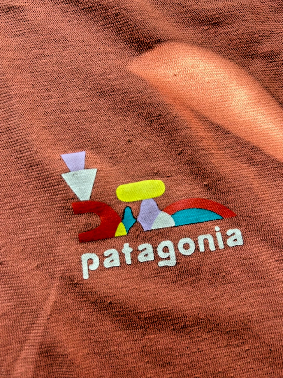 Patagonia Capilene Cool Trail Shirt M Rust Orange Graphic Logo Hiking Running
Opens in a new window 