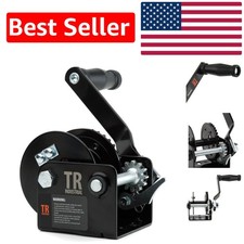 600 lb Trailer Winch for ATV and Watercraft - Steel & Zinc Construction