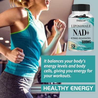 Liposomales NAD+ Supplement Anti Aging Antioxidans Balance Hautgesundheit 30-120