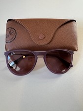Kids Rayban Sunglasses Purple Erika Frames w/case