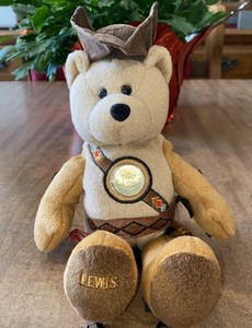 Limited Treasures Coin Bear “Lewis” with Commemorative Louisiana Purchase Coin