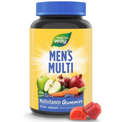 Männer Multivitamin Gummies hochdosiert - A-Z Vitamine - 60 stück (1er Pack)