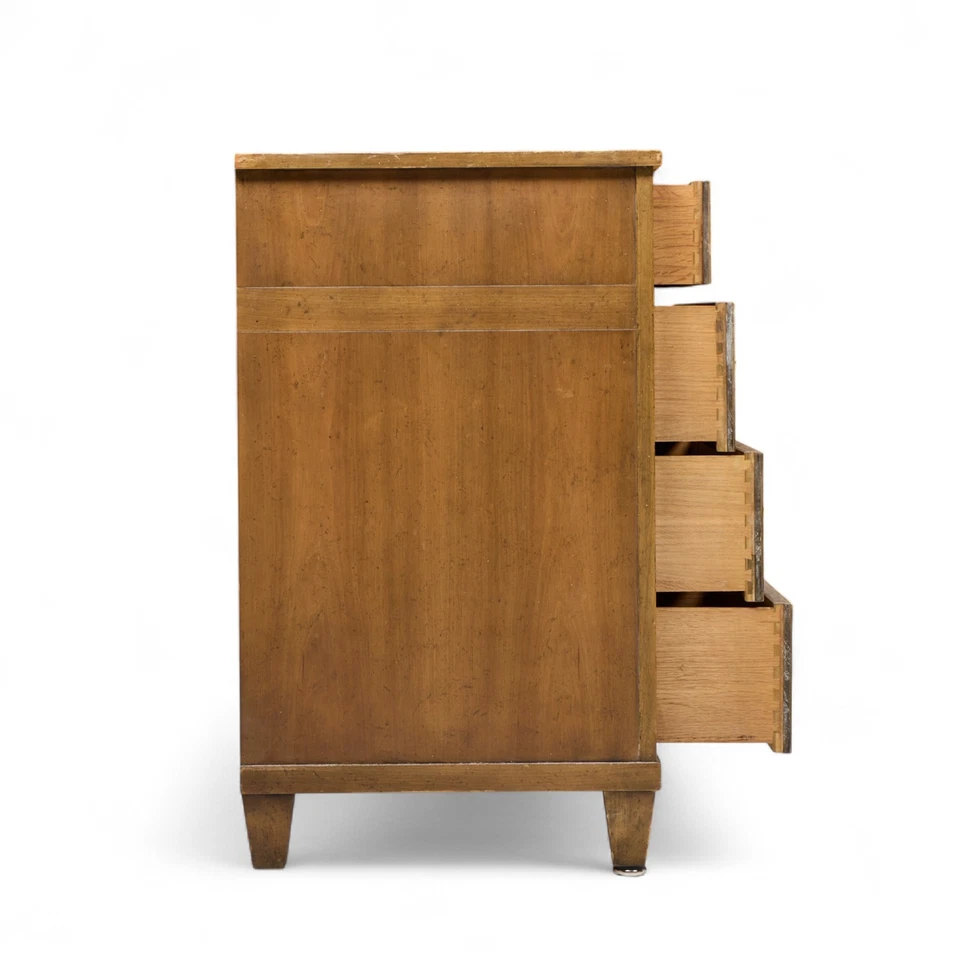 Baker French Cherry Regency Style 10 Drawer Long Dresser - Image 4 of 4