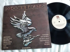 LP Black Sabbath, Deep Purple, Nazareth, T.Rex, Hendrix 20 Rock Legends EX Ronco