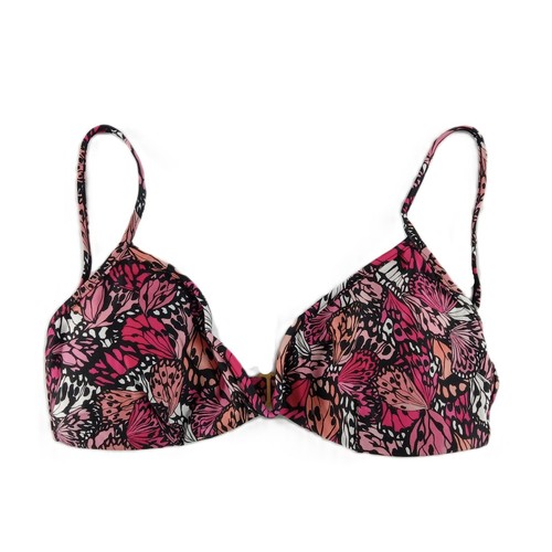 L*Space Helena Bikini Oberteil Damen Größe Medium Wings N Things Schmetterlingsmuster