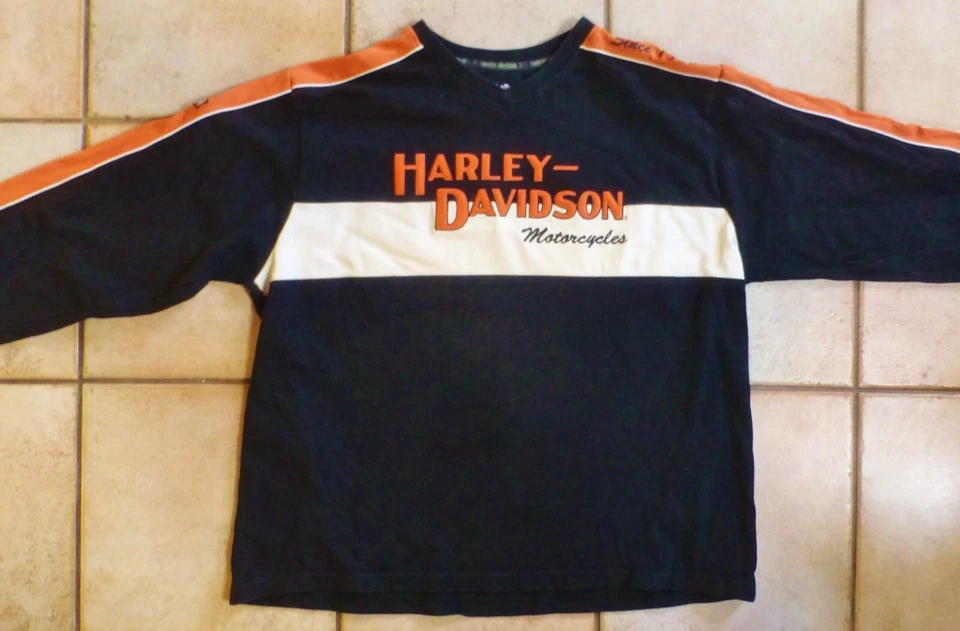 Sweat HARLEY DAVIDSON 1990 Vintage 2XL USA Motorcycles since 1903 - Photo 4/4