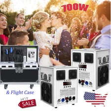2X Cold Spark Firework Machine 700W DMX Special Stage Effect Show w/Flight Case