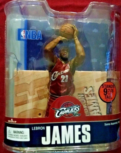 Lebron James Red Jersey Action Figure MIB McFarlane Toys