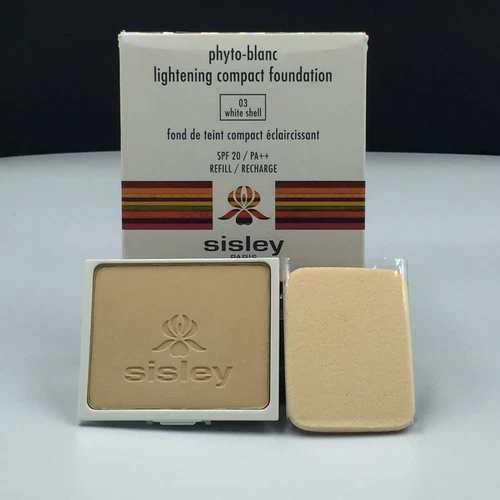 New Sisley Phyto Blanc Lightening Compact Foundation Refill  ( 03 White Shell )