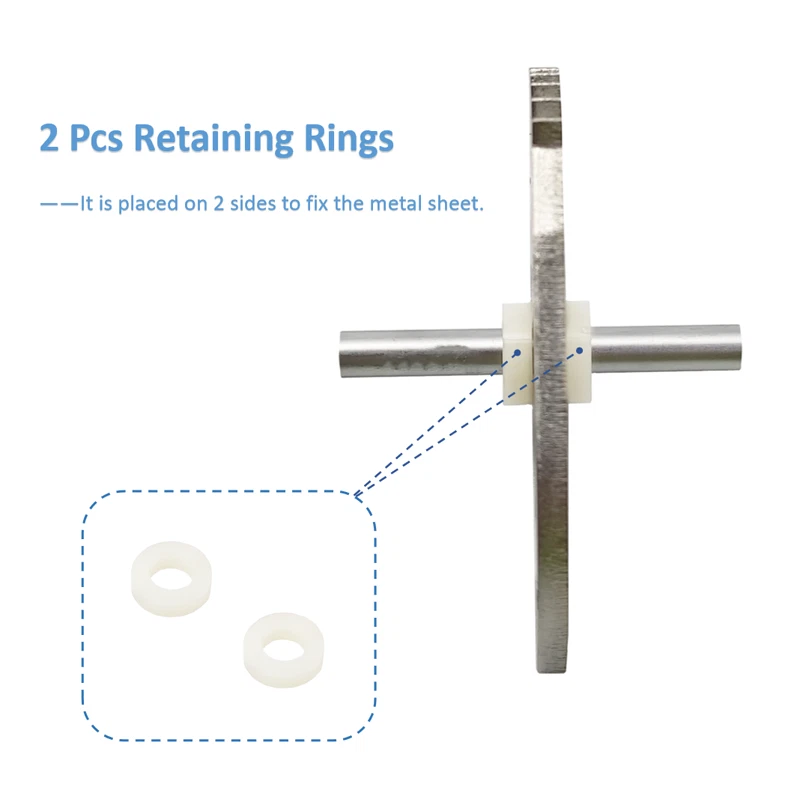 2pc for Saitek Pro Flight Rudder Pedal Steel Alloy Spring Shooting Mount Holders - Image 3 of 4