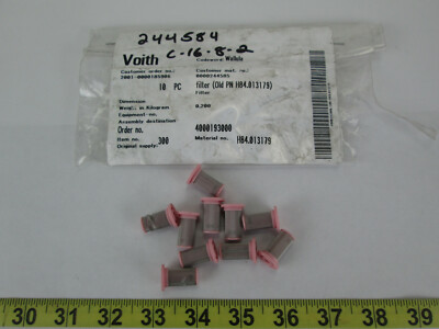 New NOS Voith Paper Lot of 10 Filters H84.013179 Filter 4000193000