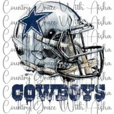 Sublimation Transfer Cowboys Football Ready To Press Heat Transfer
