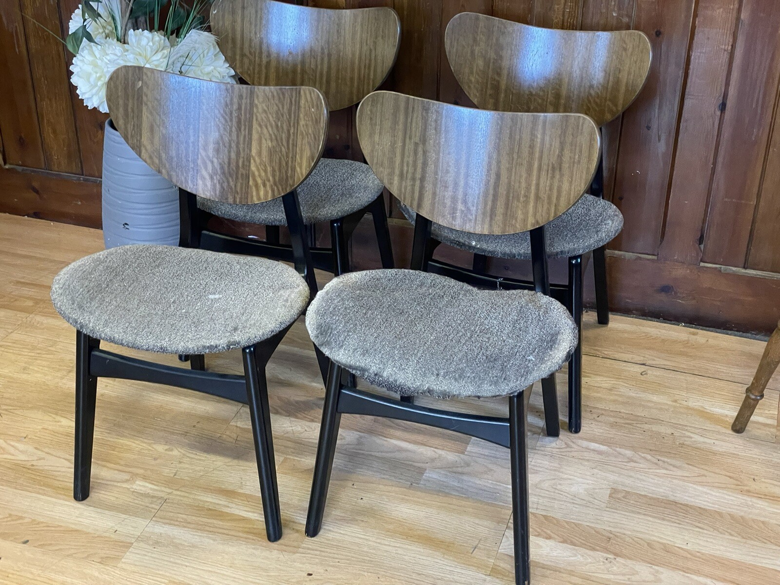 Vintage Set of 4 G Plan Butterfly Chairs for Light Restoration Mid