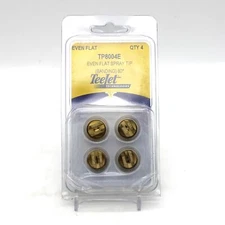 TeeJet Technologies EVEN FLAT TP5004E Even Flat Spray Tip 80 Degree 4 Pack