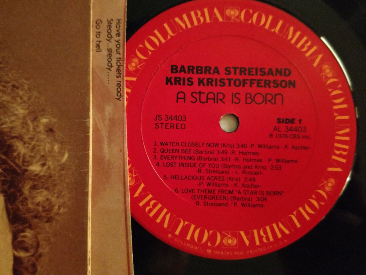 BARBRA STREISAND KRIS KRISTOFFERSON LP A STAR IS BORN 1976