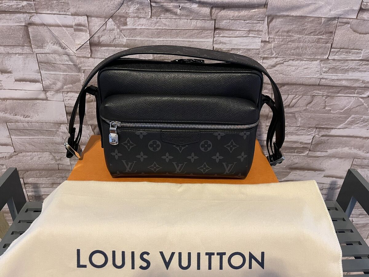 Louis Vuitton Monogram Eclipse Taiga Leather Outdoor Messenger Bag, Louis  Vuitton Handbags