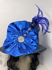 Church Blue Straw Vintage Hats for Women for sale | eBay display picture 3