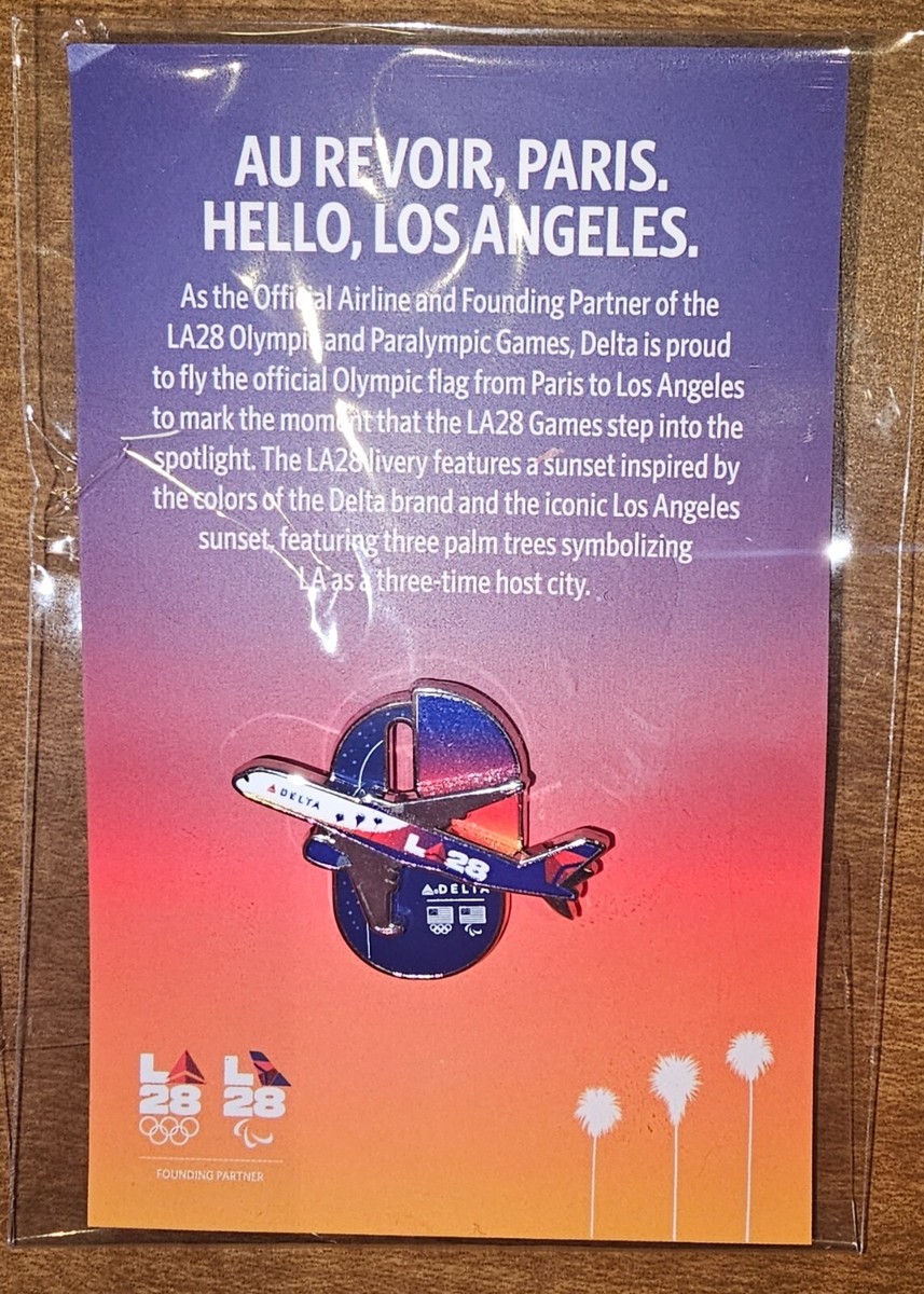 Delta Air Lines LA 2028 Olympics Team USA Collectible Metal Pin