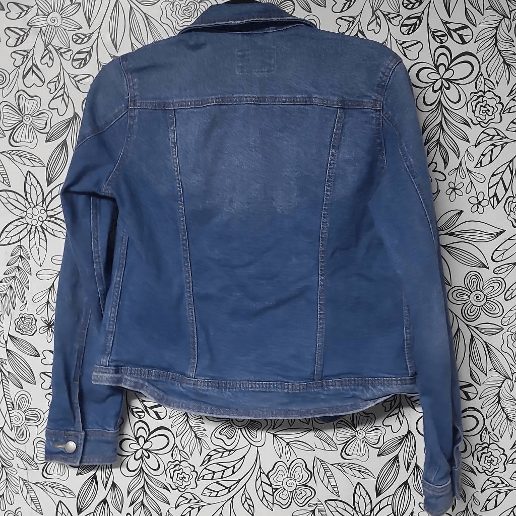 Universal thread X small denim jacket - image 7