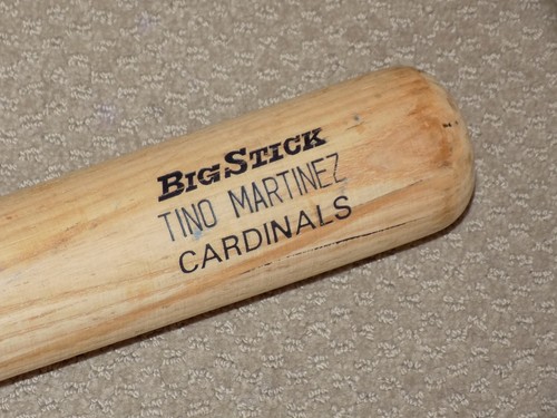 Tino Martinez Game Used Bat 2002 St. Louis Cardinals New York Yankees PSA GU 9 - Picture 3 of 8