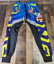 Glogang Joggers Sweatpants Rare Men’s Size Large Hip Hop Colorful Made in USA