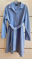 A.P.C. Women's Melissa Bleu Clair Dress. Size: 40/8