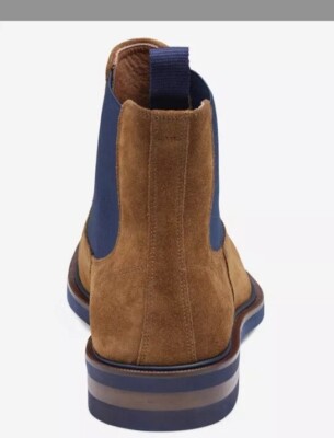 Johnston & Murphy Collection Hartley Chelsea Boots Suede Mens Sz 10M Taupe Brown Johnston & Murphy Collection Hartley Chelsea Boot Brown  main image 3