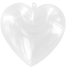 Heart Plastic 8,5 CM
