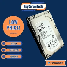 Seagate ST1000VM002 1TB 5900RPM 3.5" SATA 6Gb/s HDD | PC DVR CCTV | 0 Hours | 1Y