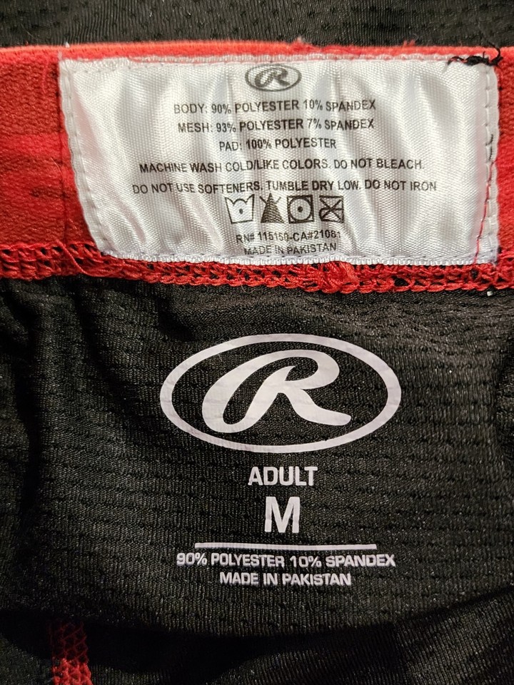 Rawlings Baseball Sliding Shorts in Black Size M eBay