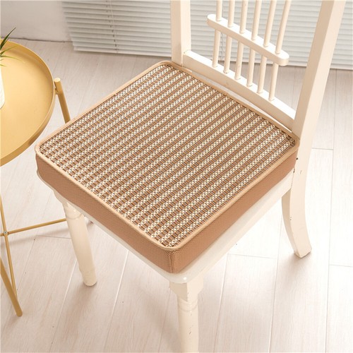 Cojín de asiento cuadrado Cojín de silla 40x40 cm Grueso Cojín de suelo Cojín decorativo desmontable - Imagen 4 de 7