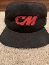 Vintage New Era Pro Model Snapback Hat CM Made In The USA
