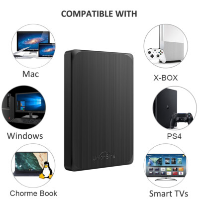 500GB 1TB 2TB 4TB USB 3.0 Portable External Gaming Hard Drive 2.5