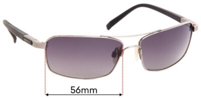 SFx Replacement Sunglass Lenses fits Serengeti Pareto - 56mm Wide