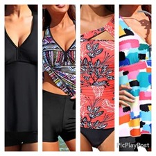 Plus size swimsuit for women tankini one piece swimwear Brand Tempt me XXL, 20W