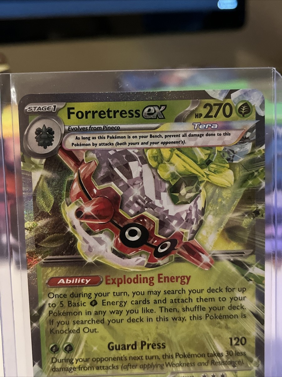 forretress ex pokemon card value Pokmon TCG - Paldea Evolved 005 (NM) This Pokemon does not receive damage from attacks when on the bench Forretress ex270 HP Pokemon TCG Paldea Evolved Forretress