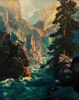 Maxfield Parrish : The Spirit of Transportation : Quality Art Print -Frame Me