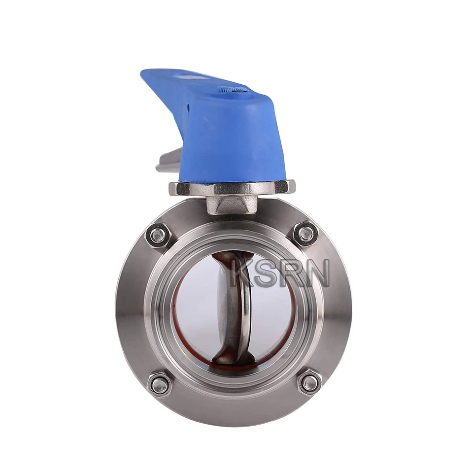 1-1/2'' (φ38MM)Sanitary SS304 Tri Clamp Butterfly Valve Trigger Handle - Image 4 of 4