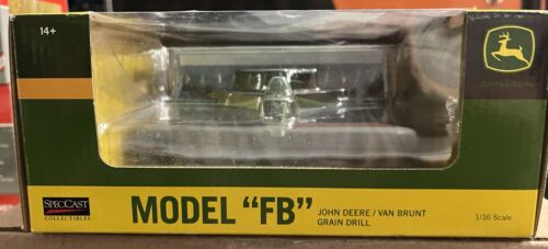 Spec Cast John Deere Model FB Van Brunt Grain Drill 1/16 NIB - Picture 2 of 6
