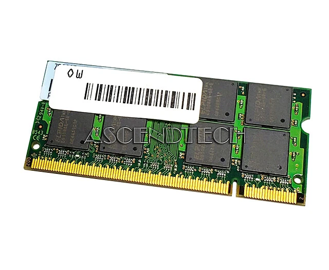ELPIDA 1GB 2RX8 DDR2 SODIMM PC2-5300S LAPTOP MEMORY MODULE EBE11UD8AESA-6E-E - Image 2 of 2