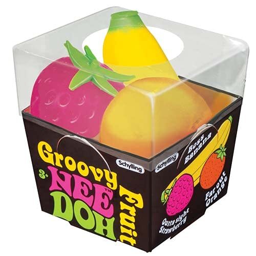 Groovy Fruit Nee Doh | Schylling | Novelty Toy Stress Ball (GFND