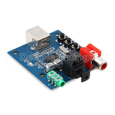 PCM2704 USB Sound Card DAC Decoder Board HiFi Coaxial SPDIF Analog 16Bit 32k-48k