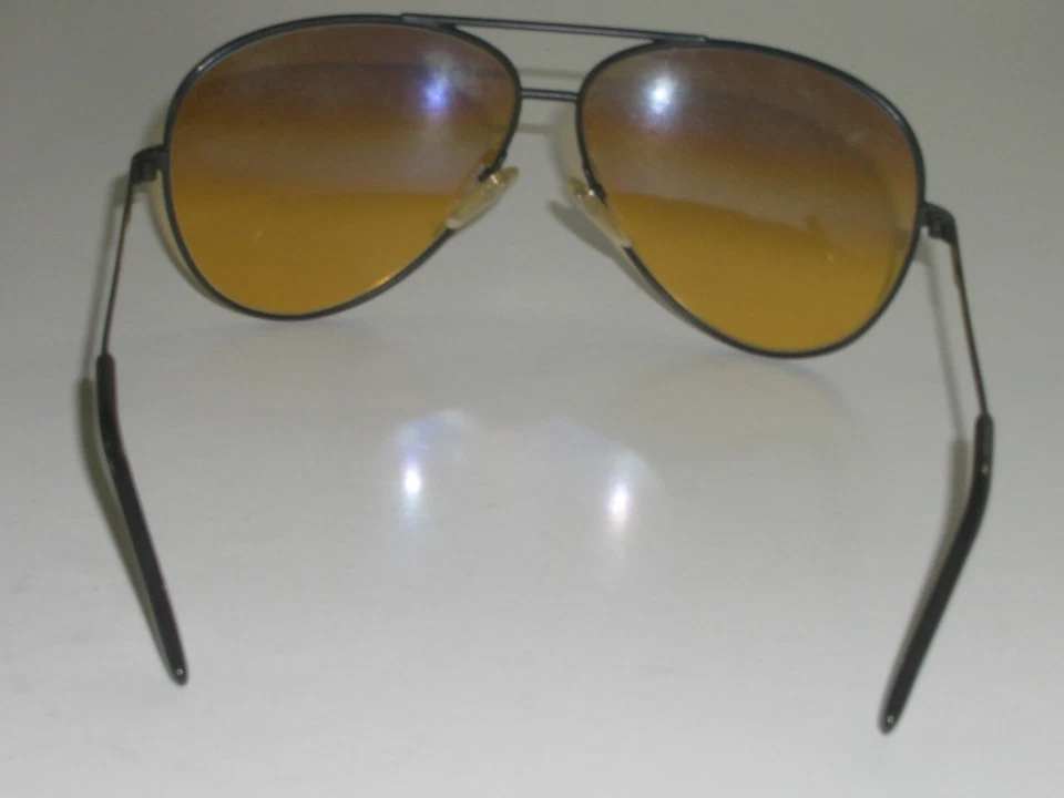 GAFAS DE SOL AVIADOR SERENGETI 5133S KILIMANJARO DEGRADADAS TONO ÁMBAR NEGRAS COMO NUEVAS Foto 4 de 4