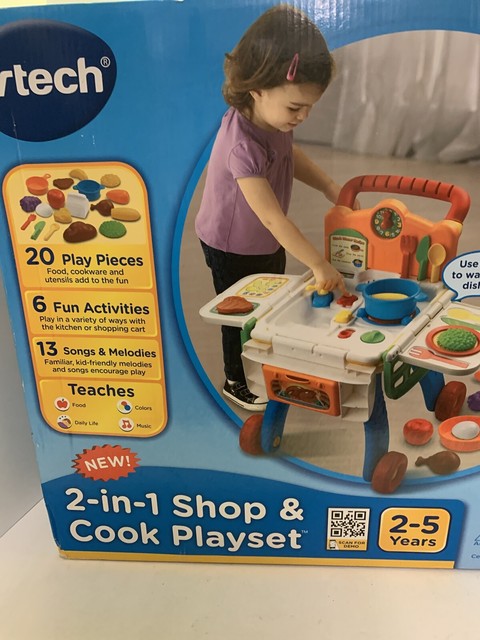 2 in 1 shop and cook playset