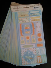 Paper Salon Baby Boy Cardstock stickers